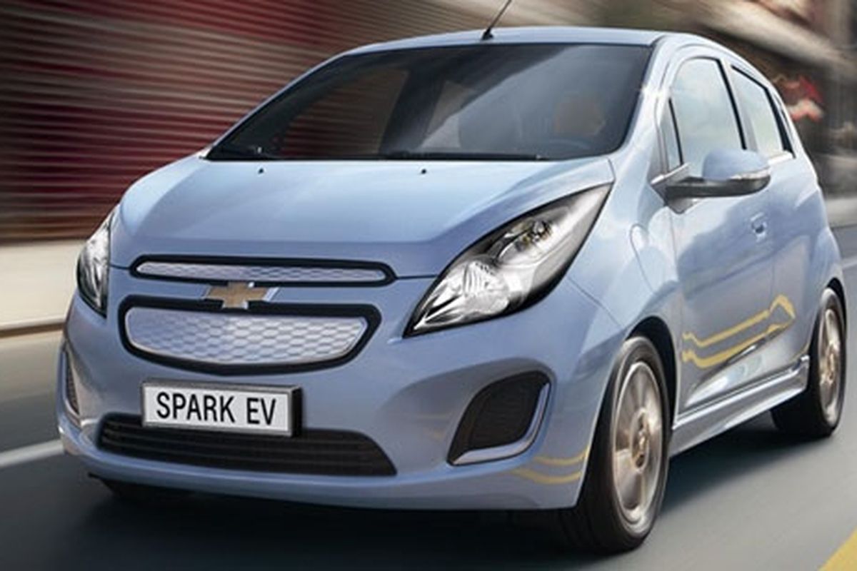 Spark Listrik menjadi model unggulan GM di Geneva Motor Show.