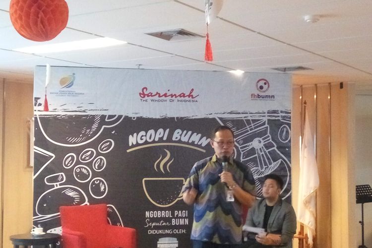 Direktur Utama PT Sarinah (persero) Gusti Ngurah Putu Sudiarta Yasa di Jakarta, Selasa (27/8/2019).