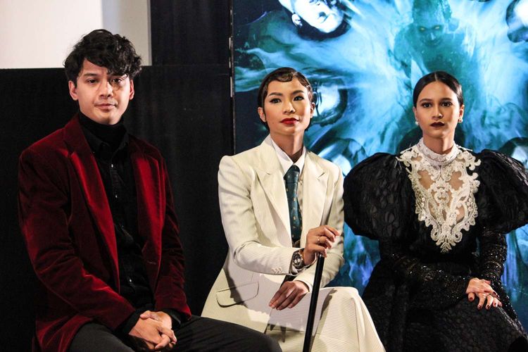 Para pemain film Sebelum iblis Menjemput Ayat 2 menghadiriPress conference dan media screening film Sebelum Iblis Menjemput Ayat 2 di Senayan City XXI, Senayan, Jakarta Jumat (21/2/2020). Film Sebelum Iblis menjemput ayat 2 akan tayang pada  27 Februari 2020.