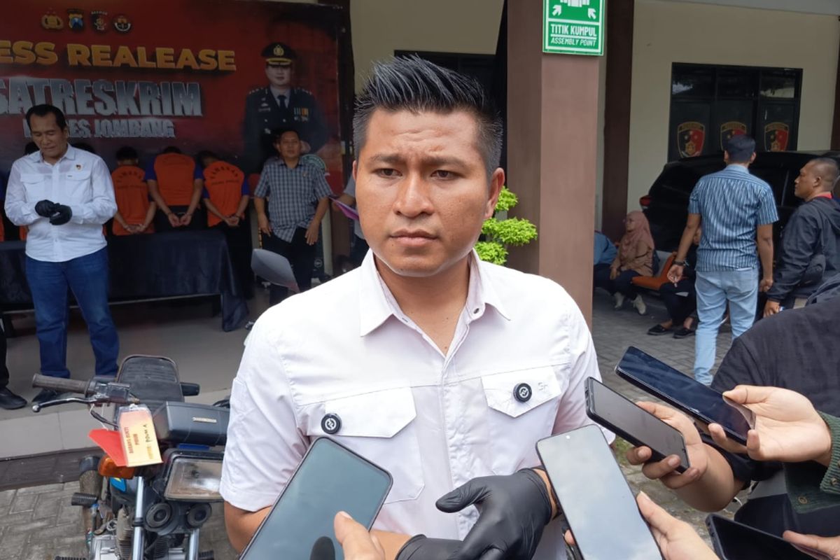 Kasat Reskrim Polres Jombang, AKP Margono Suhendra, saat ditemui di Mapolres Jombang, Jawa Timur, Rabu (17/9/2025).