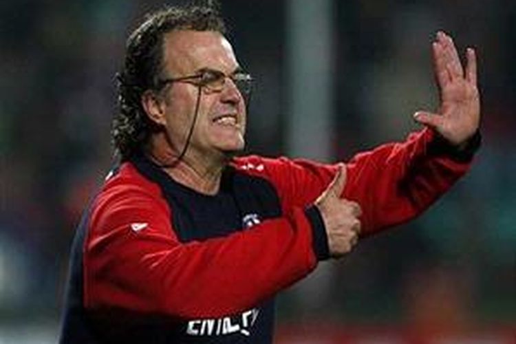 Pelatih Nasional Cile, Marcelo Bielssa.