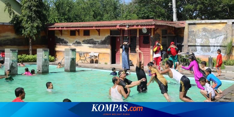 Bayar Rp 10 000 Kolam Renang Ini Dipadati Warga Lhokseumawe