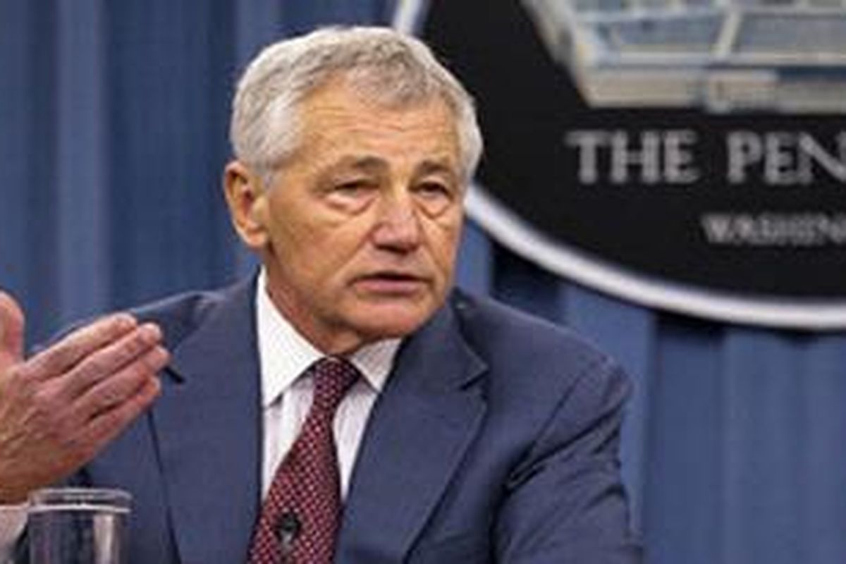 Chuck Hagel menegaskan belum ada keputusan terkait usulan mempersenjatai pemberontak.