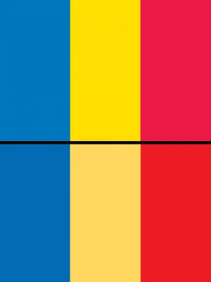 Bendera Chad dan Bendera Rumania