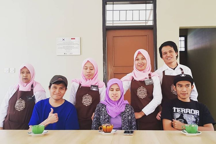 Blind Barista dengan Customer, Saat Pelatihan Berlangsung