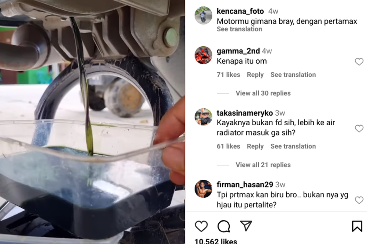 Fuel dilution yang bikin kualitas oli mesin menurun