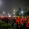 9 Jam Demo di DPR, Massa Aksi Tolak Omnibus Law Cipta Kerja Bubarkan Diri