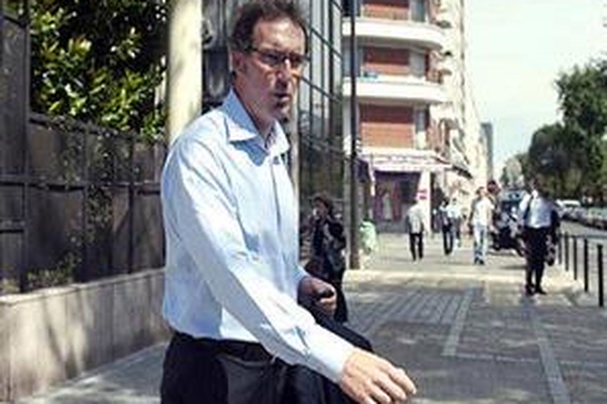 Pelatih tim nasional Perancis, Laurent Blanc.