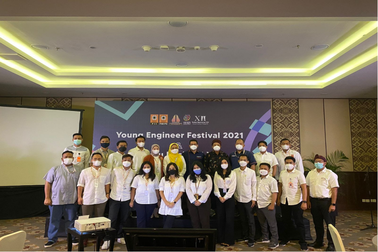 Youth Enginer Festival (YEF) 2021 bertajuk ?The Future of G20? yang digelar di Bali Nusa Dua Convention Center, Bali, Kamis (16/12/2021).