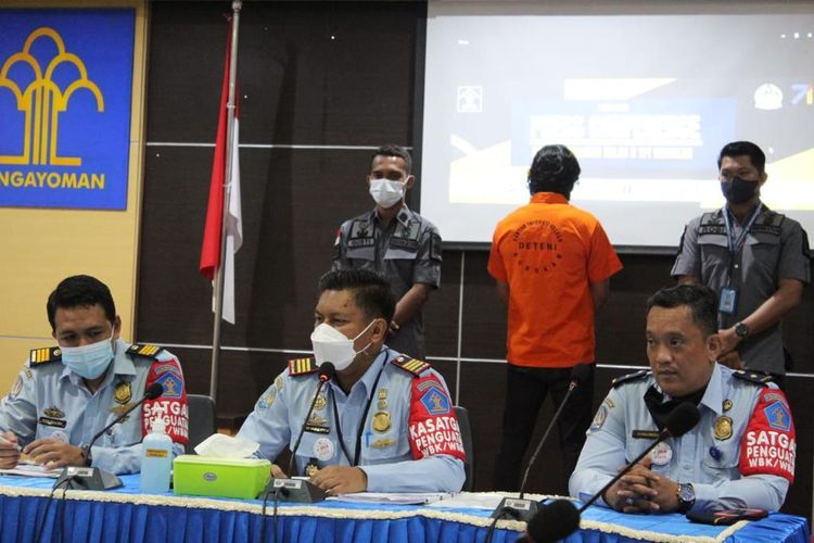 Press Conference Kantor Imigrasi Nunukan Kaltara atas pelanggaran Keimigrasian yang dilakukan oleh WNA Malaysia