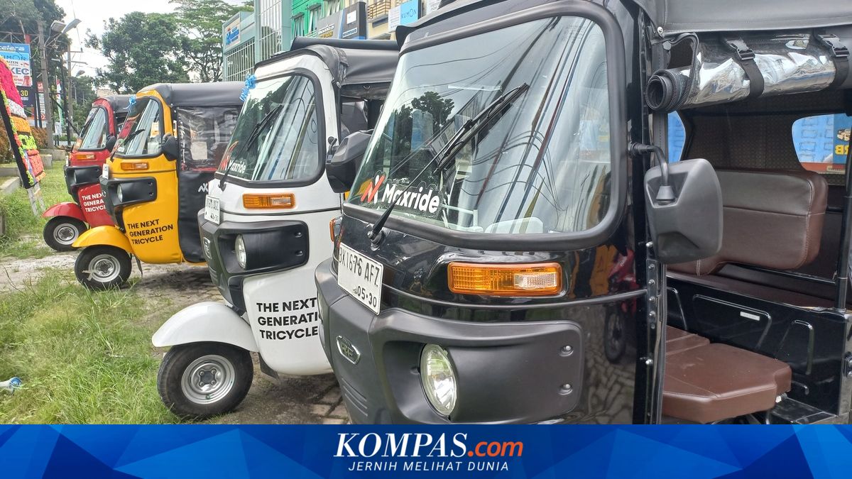 Tak Sesuai Aturan, Bajaj Online Angkut Penumpang Dilarang Beroperasi di Bukittinggi