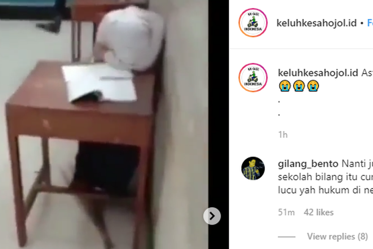  Viral di media sosial video tiga siswa SMP di Purworejo menganiaya seorang siswi di dalam ruang kelas.