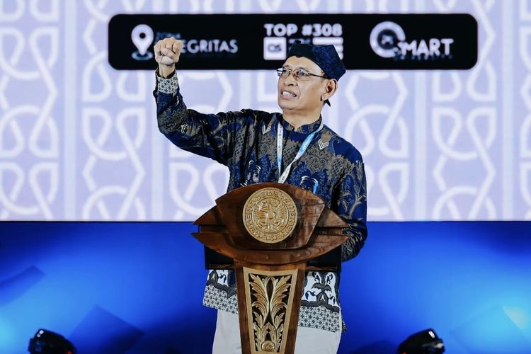 Rektor Universitas Airlangga (Unair) Surabaya, Prof. Muhammad Nasih, Kamis (17/10/2024).