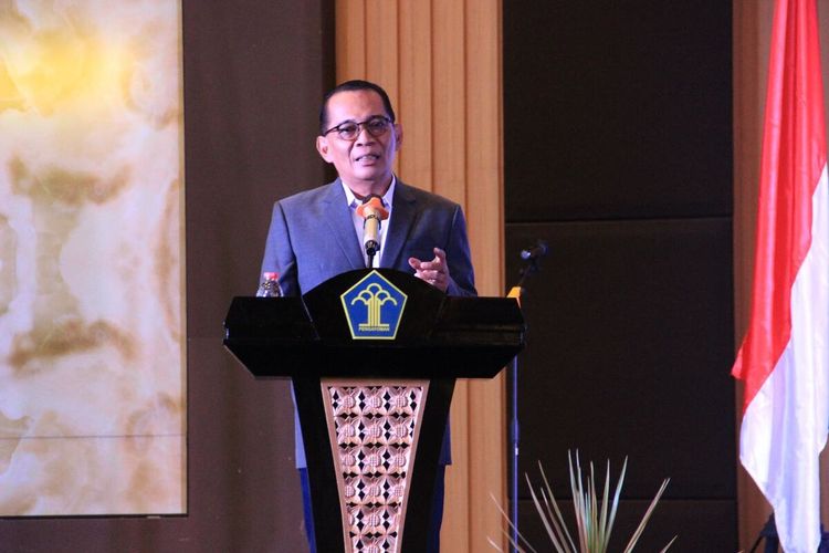 Kepala Kanwil Kemenkumham Jateng A Yuspahruddin saat acara refleksi akhir tahun di Purwokerto, Kabupaten Banyumas, Jawa Tengah, Kamis (21/12/2022).