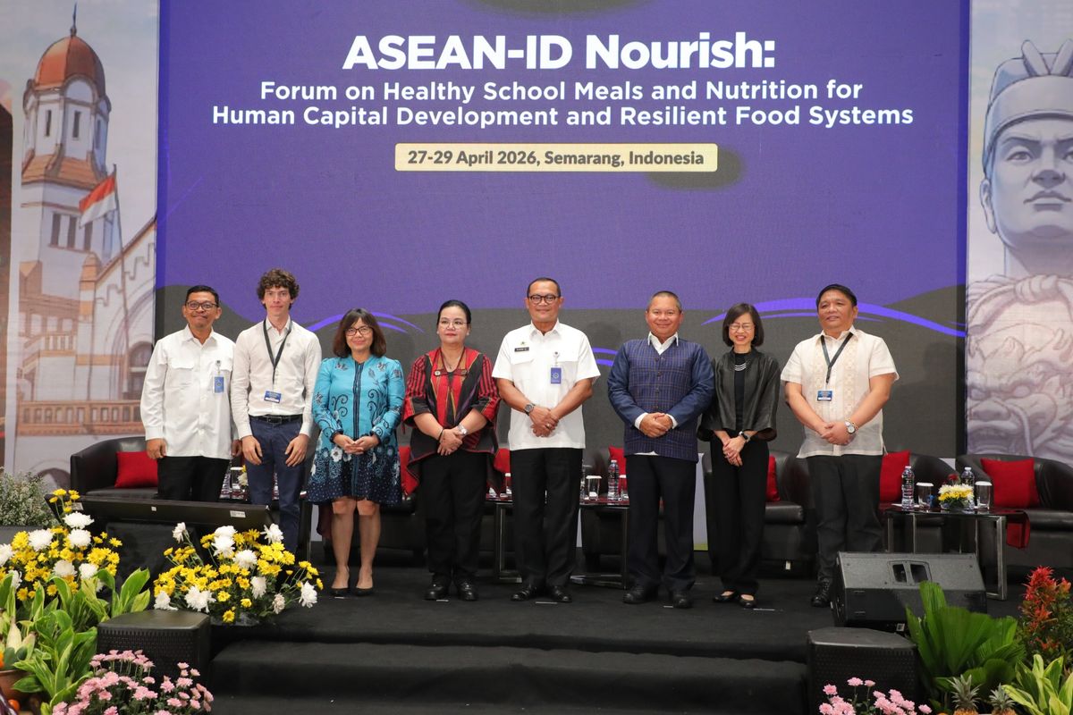 Wali Kota Agustina Wilujeng dalam Forum ASEAN ID-Nourish di Semarang, Selasa (28/4/2026).