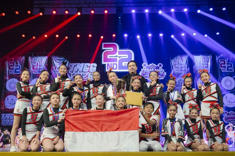 Tim Cheerleading Indonesia Gondol 2 Emas di Thailand Open 2026