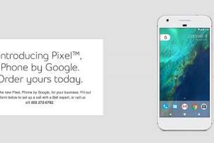 Situs ini sudah buka pre-order Google Pixel sebelum diluncurkan resmi.