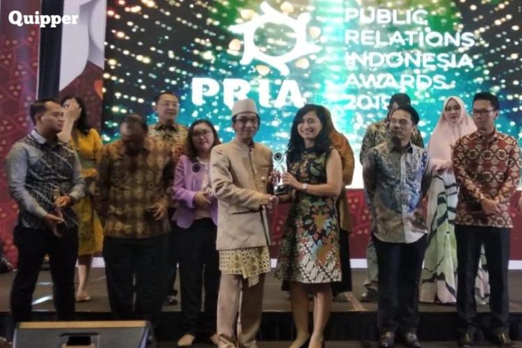 Edutek Quipper menoreh prestasi di ajang Public Relations Indonesia Awards (PRIA) 2019 meraih 2 penghargaan untuk kategori Owned Media - Website dan Program Marketing PR pada Kamis (27/3/2019).