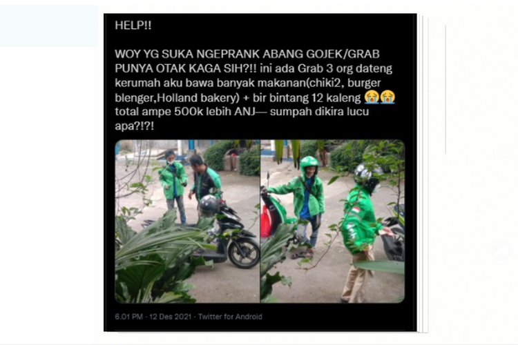 Otak aku jatuh hilang