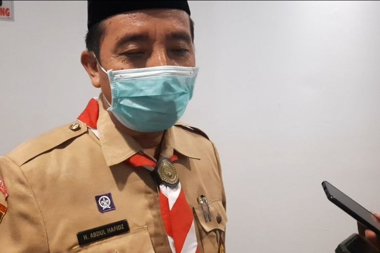 Bupati Rembang, Abdul Hafidz bicara tentang impor garam, ditemui di Kantor Bupati Rembang, Selasa (23/3/2021)