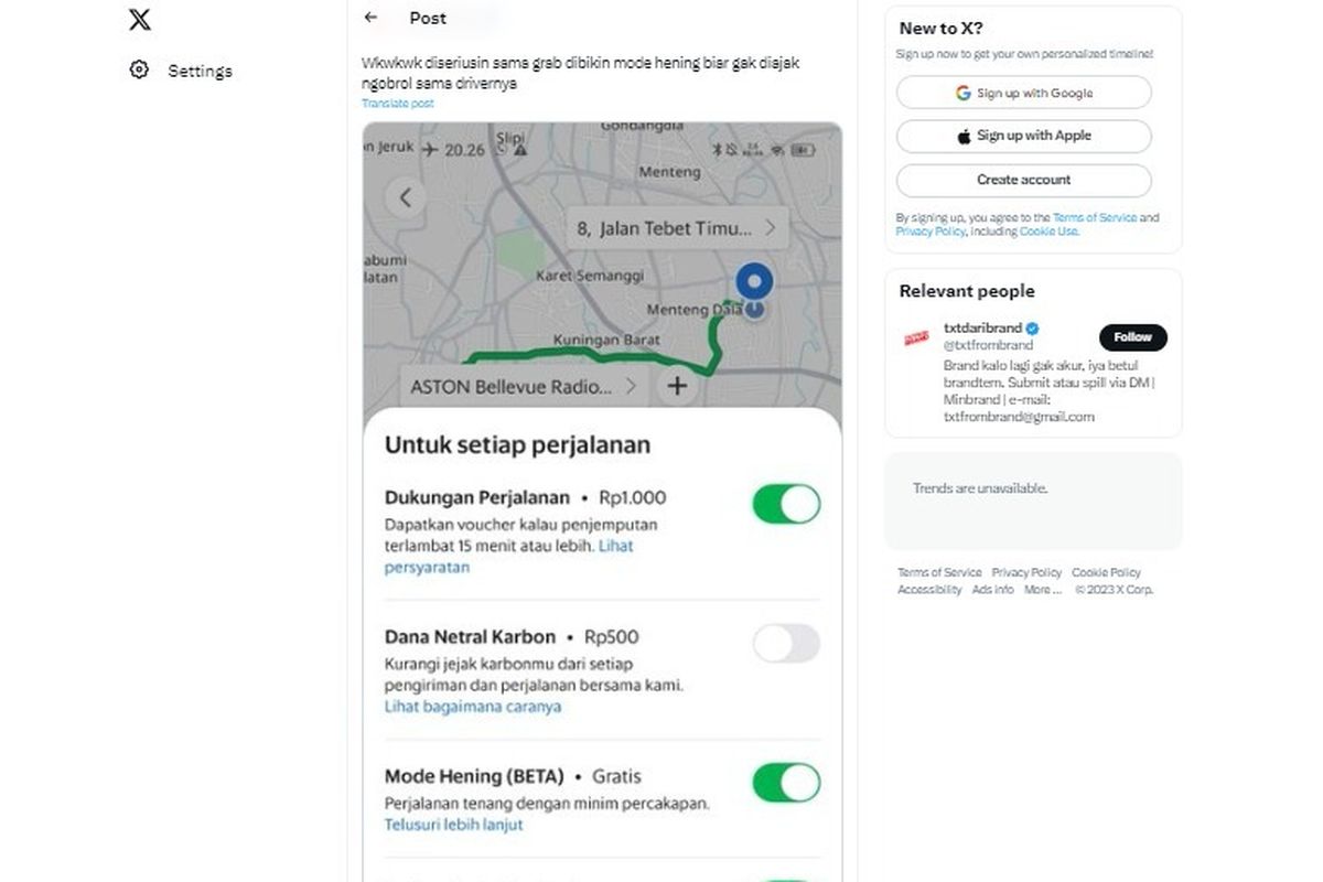 Grab Luncurkan Fitur Baru "Mode Hening", Bagaimana Mengaktifkannya?