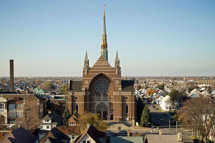 Gereja Katolik Roma Florian di Hamtramck, Michigan, AS.