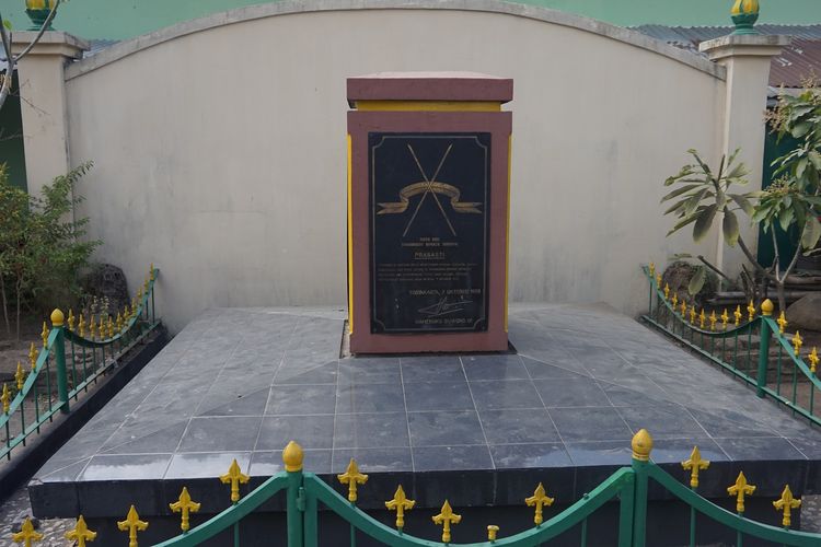 Monumen Penyerbuan Kotabaru yang diresmikan Sri Sultan Hamengku Buwono IX pada tanggal 7 Oktober 1988.