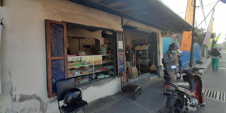 Lokasi penjualan Kipo, kuliner khas Yogyakarta.