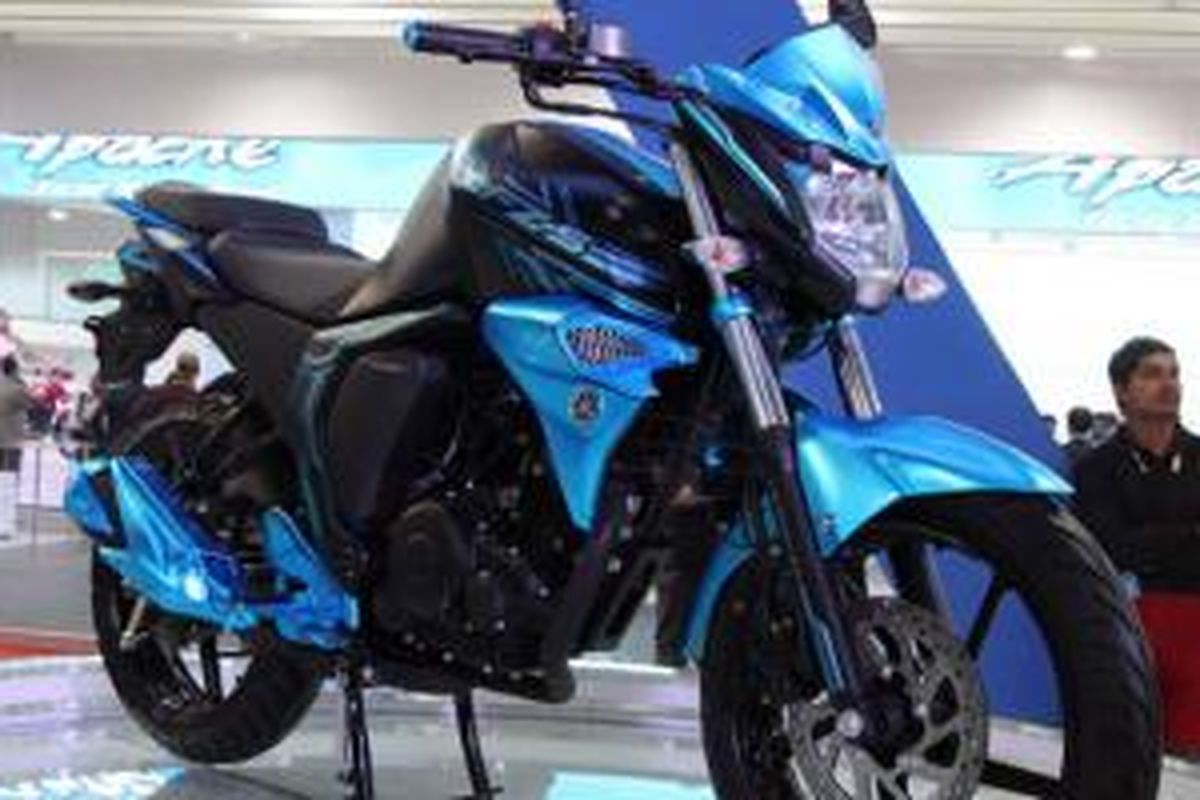 Konsep FZ-S yang dipamerkan di Delhi Auto Show, Januari 2014.