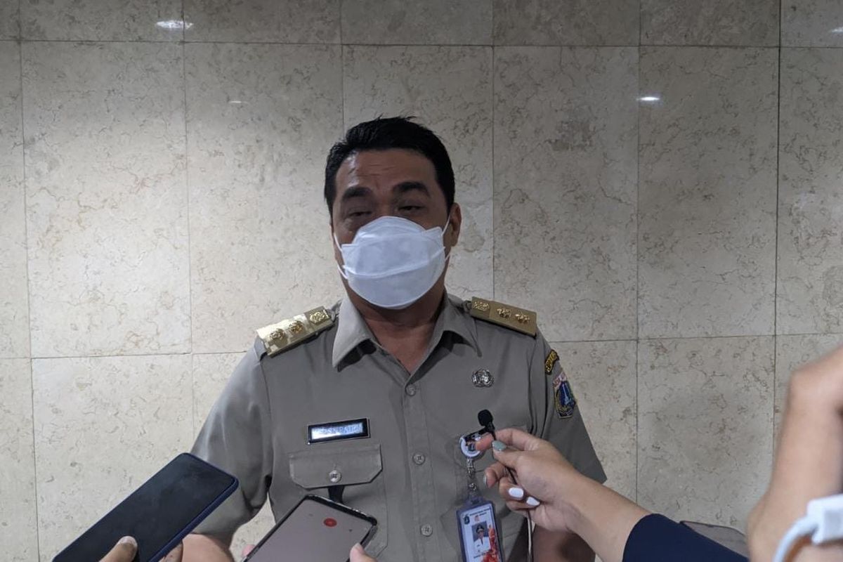 Wakil Gubernur DKI Jakarta Ahmad Riza Patria saat ditemui di Balai Kota DKI Jakarta Jalan Medan Merdeka Selatan Gambir Jakarta Pusat, Selasa (2/3/2021)