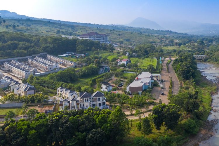 Cluster Volga di Kawasan RiverPark yang merupakan pengembangan tahap ke 1 dari Citra Sentul Raya, Bogor, Jawa barat