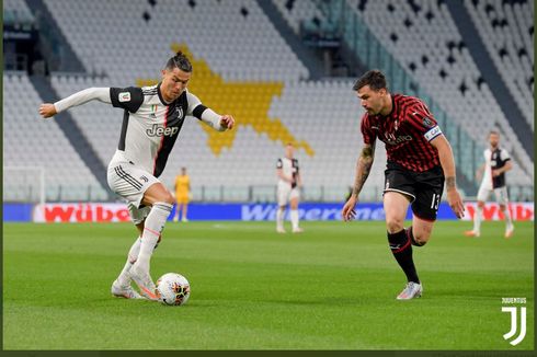 Hasil Juventus Vs AC Milan - Ronaldo Gagal Penalti, Bianconeri Menang Gol Tandang