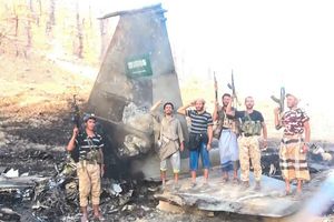 Houthi Klaim Jatuhkan Jet F-15 Saudi dengan Rudal Buatan Dalam Negeri, Begini Penampakannya