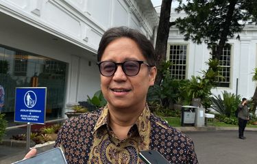 Menteri Kesehatan Budi Gunadi Sadikin di Kompleks Istana Kepresidenan, Jakarta Pusat, Selasa (27/2/2024). 