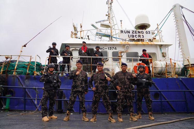 KKP Tangkap Kapal Ikan Berbendera Rusia di Laut Arafura