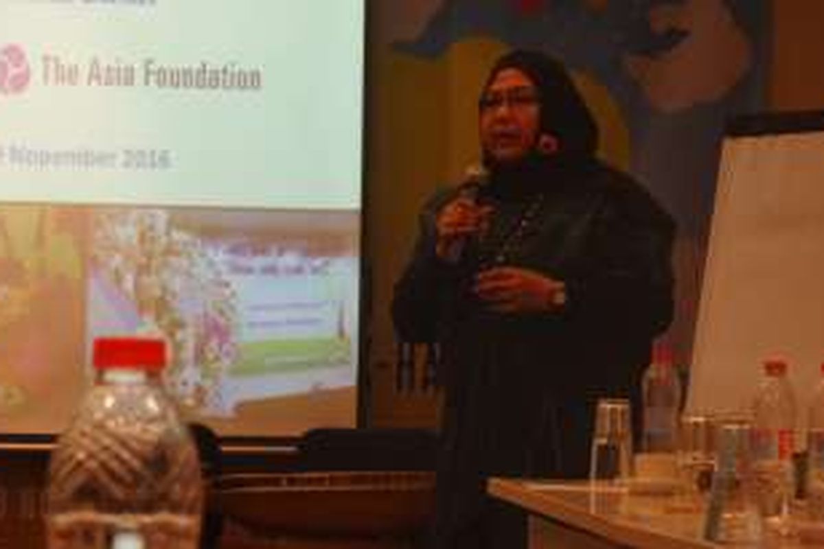 Koordinator Forum Dialog Antaragama untuk Kesejahteraan Holistik Anak (FORDHAKA) Ilma Sovri Yanti di Hotel Morrisey, Jakarta, Sabtu (19/11/2016).