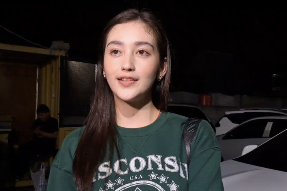 Ranty Maria di kawasan Bintaro, Jakarta Selatan, Minggu (10/4/2023). 