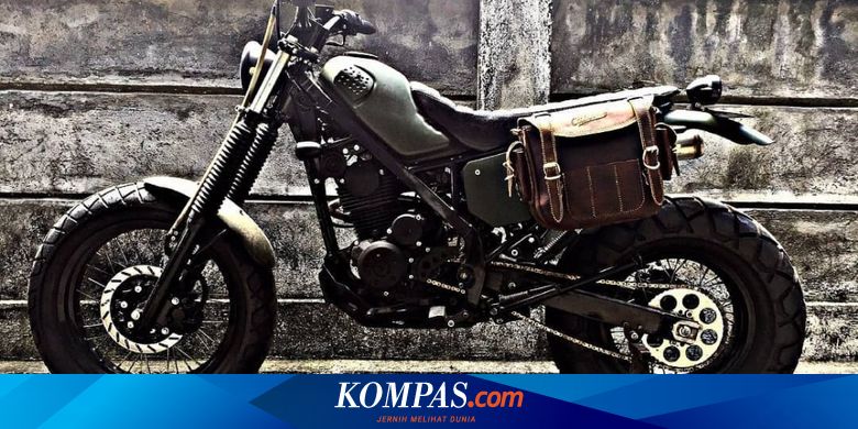 Klx hot sale modif scrambler