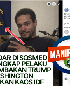 [VIDEO] Pelaku Penembakan Acara Gedung Putih Pakai Kaus IDF, Foto Terindikasi Konten AI
