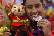 Aiman Cahyadi Terjang Hujan demi Medali Perak SEA Games 2021
