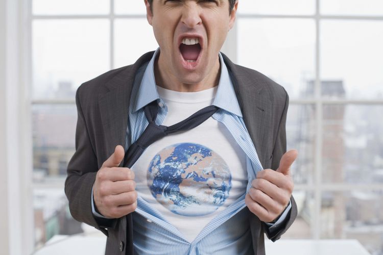 ilustrasi bekerja gembira