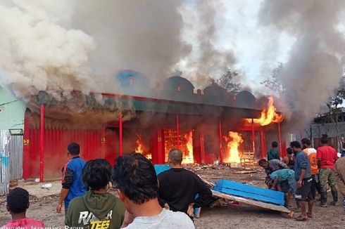 6 Ruko di Papua Terbakar, Polisi Gelar Penyelidikan