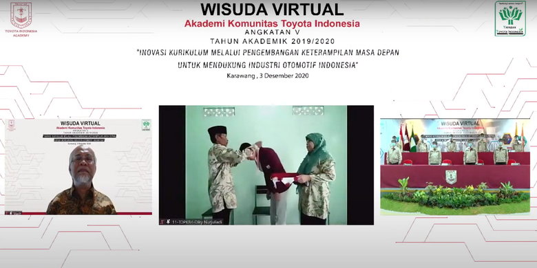 Toyota Indonesia Academy adakan wisuda virtual angkatan V tahun akademi 2019/2020.