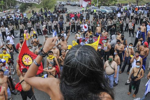 9.236 Personel Gabungan Dikerahkan untuk Antisipasi Demo Buruh Hari Ini