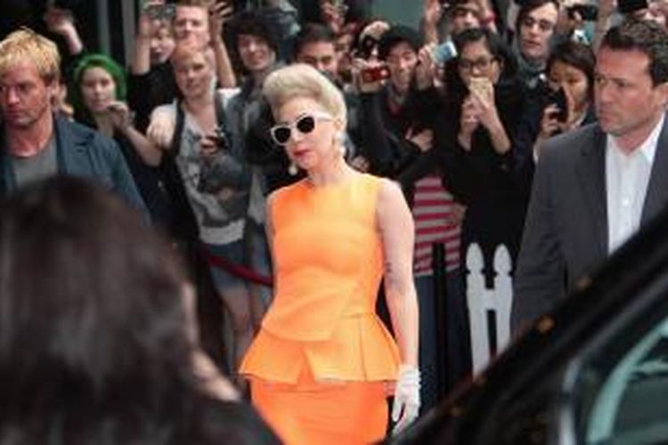 Lady Gaga di Selandia Baru pada 2012