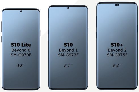 Bocoran Tiga Varian Galaxy S10 Beserta RAM dan Kapasitas Penyimpanan