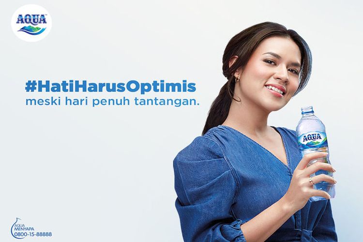 Program promosi #HatiHarusOptimis merupakan salah satu inisiatif Aqua untuk membantu masyarakat Indonesia. 
