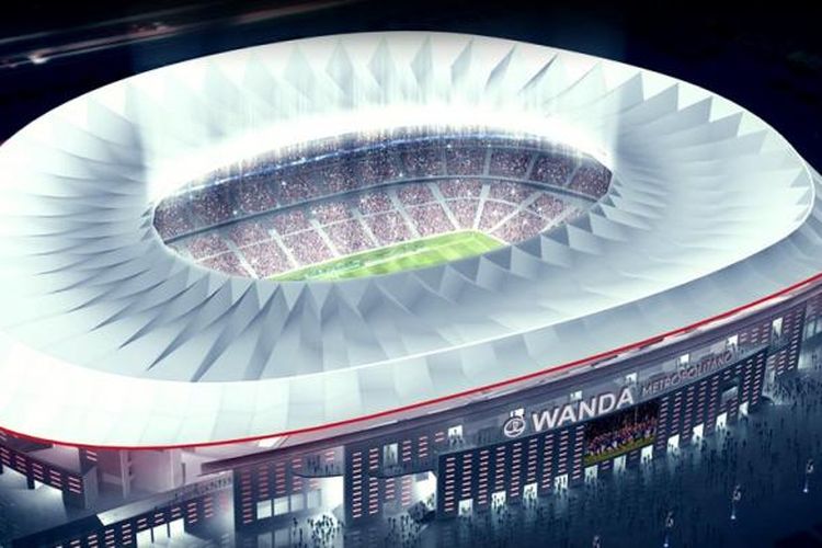 Stadion Wanda Metropolitano bakal dipakai sebagai markas Atletico Madrid mulai musim 2016-2017.