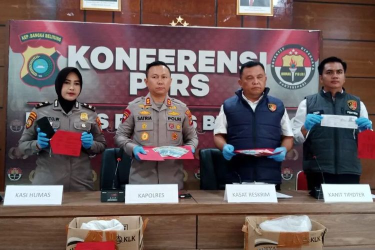 Polisi Gagalkan Penyelundupan 600 Kg Timah Ilegal, Disamarkan sebagai Ikan Asin