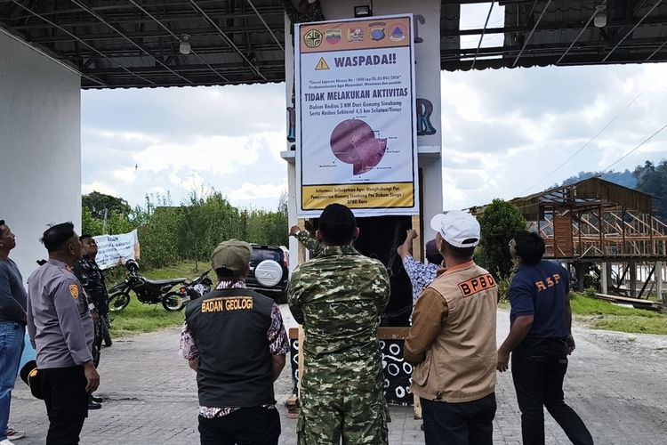 Gunung Sinabung Meningkat, Patroli Zona Merah Diperketat